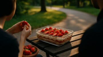 Symbolbild zum Artikel: Erdbeer-Tiramisu