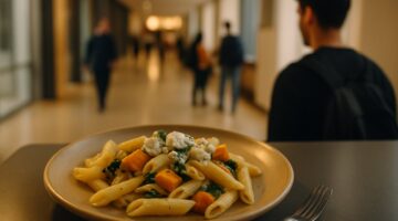 Symbolbild zum Artikel: Herbstliche Penne mit Gorgonzola