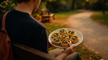 Symbolbild zum Artikel: Spinatschnecken mit Fetakäse